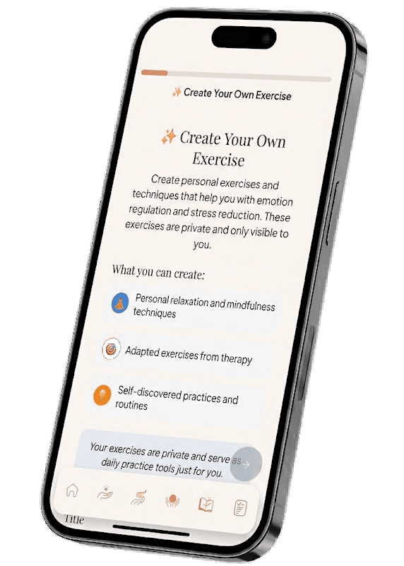 Radical acceptance practice: guided DBT acceptance exercise in the DBT-Mind app